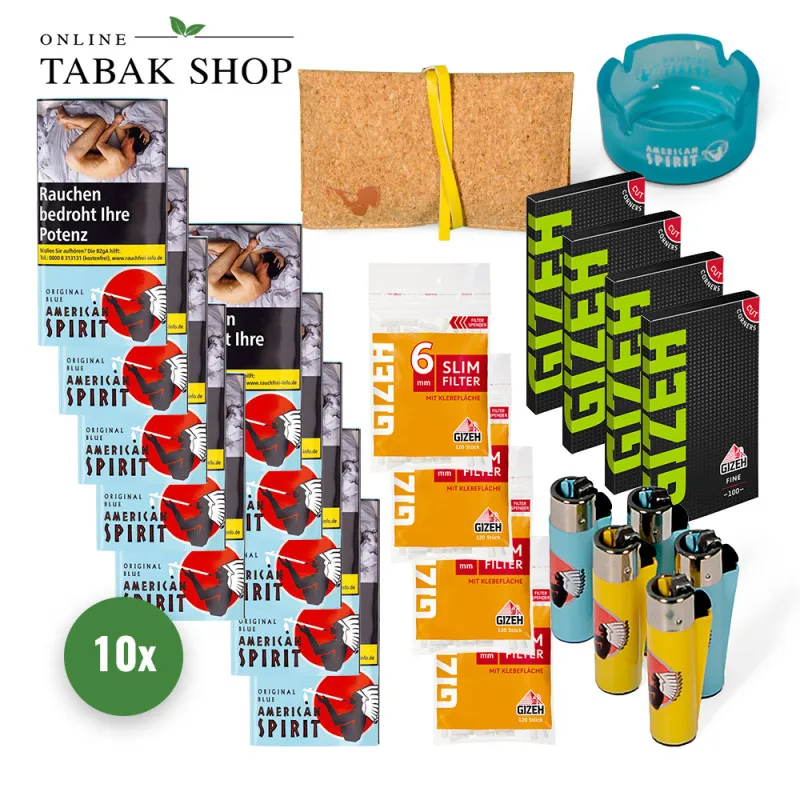 American Spirit Blau (10 x 30g) Bundle Offer